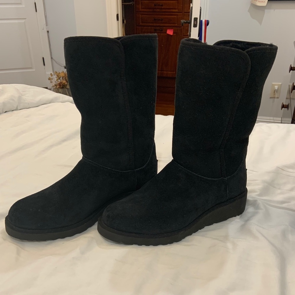 UGG black soft boots size 7.5